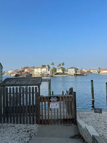 a view of a terrace with a bench