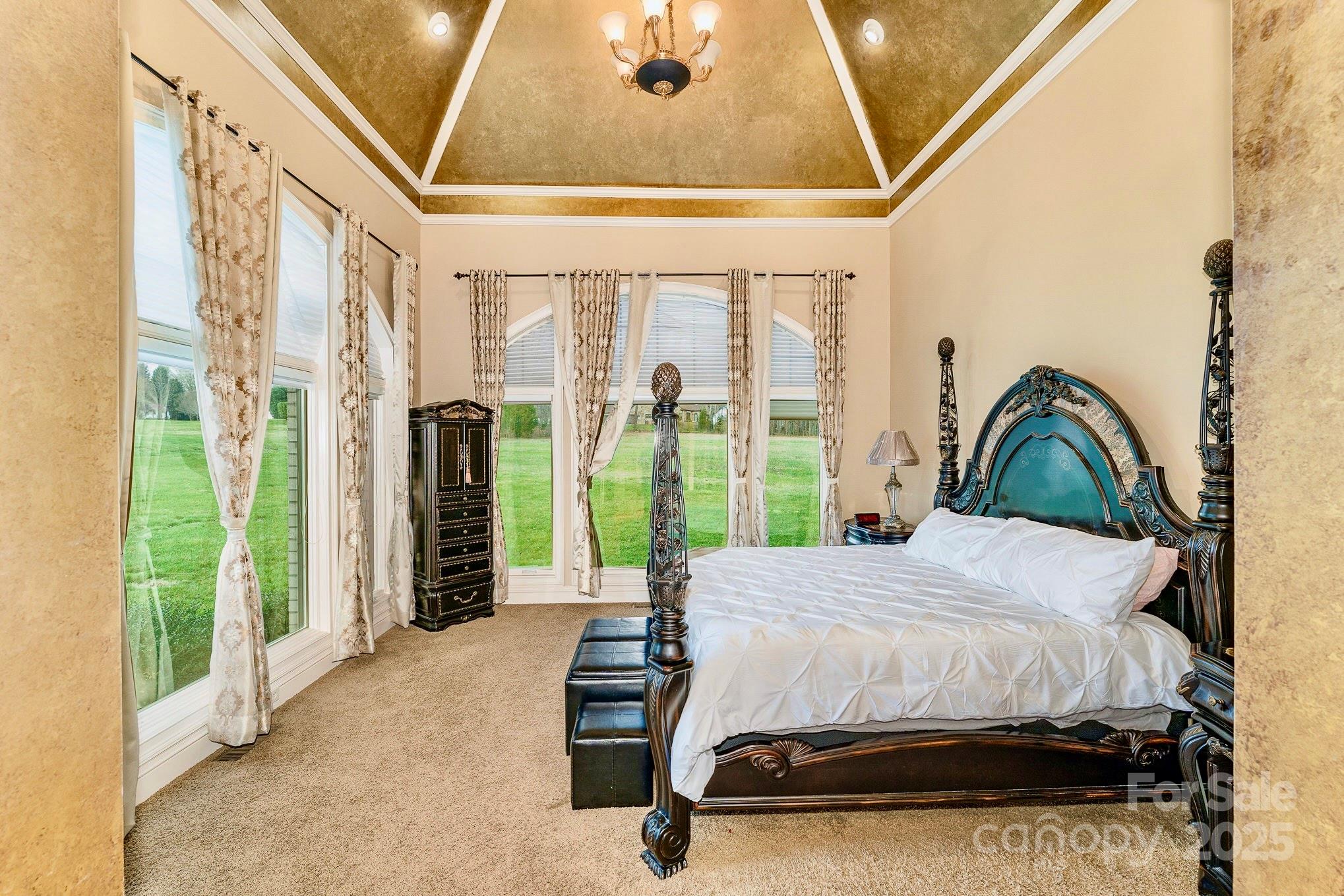 520 Riviera Drive Salisbury, NC 28144 - Photo 14 of 34 a bedroom with a bed and a large window