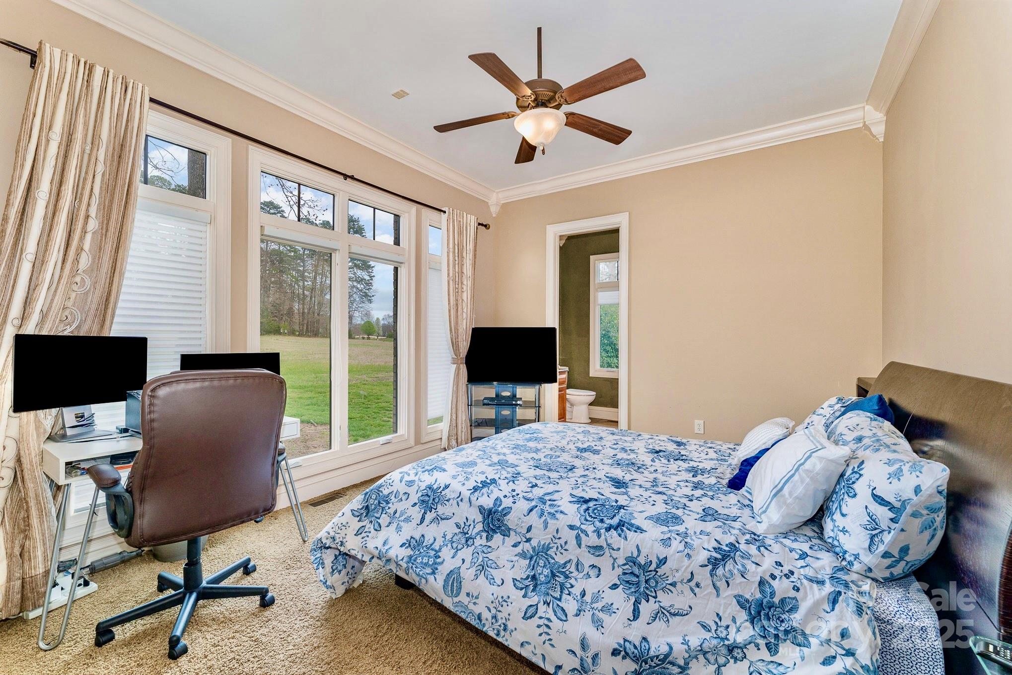 520 Riviera Drive Salisbury, NC 28144 - Photo 20 of 34 a bedroom with a bed window and a desk