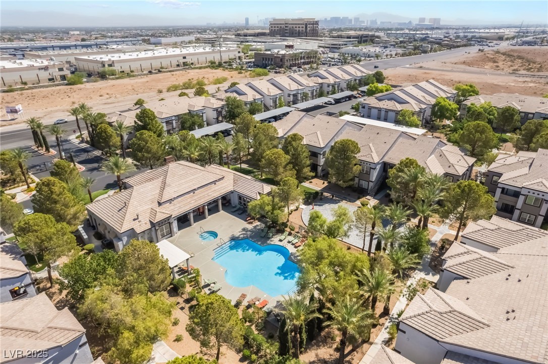 7255 West Sunset Road, Unit 1148 Las Vegas, NV 89113 - Photo 58 of 62 Drone / aerial view of a pool