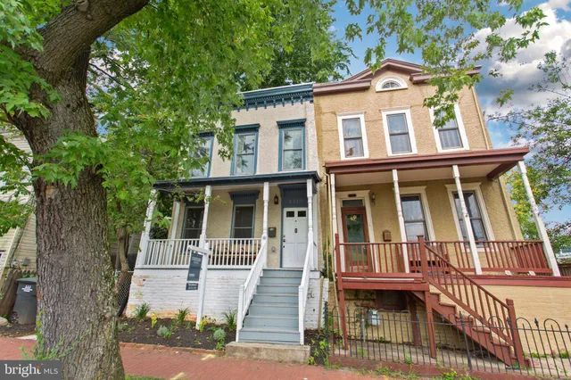 front view of a house with a porch