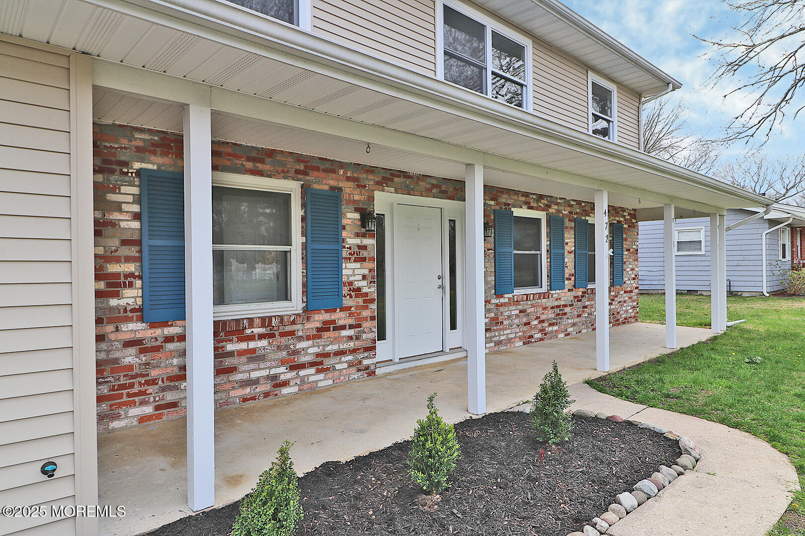 472 Steuben Avenue Forked River, NJ 08731 - Photo 12 of 50 front view of a brick house with a yard