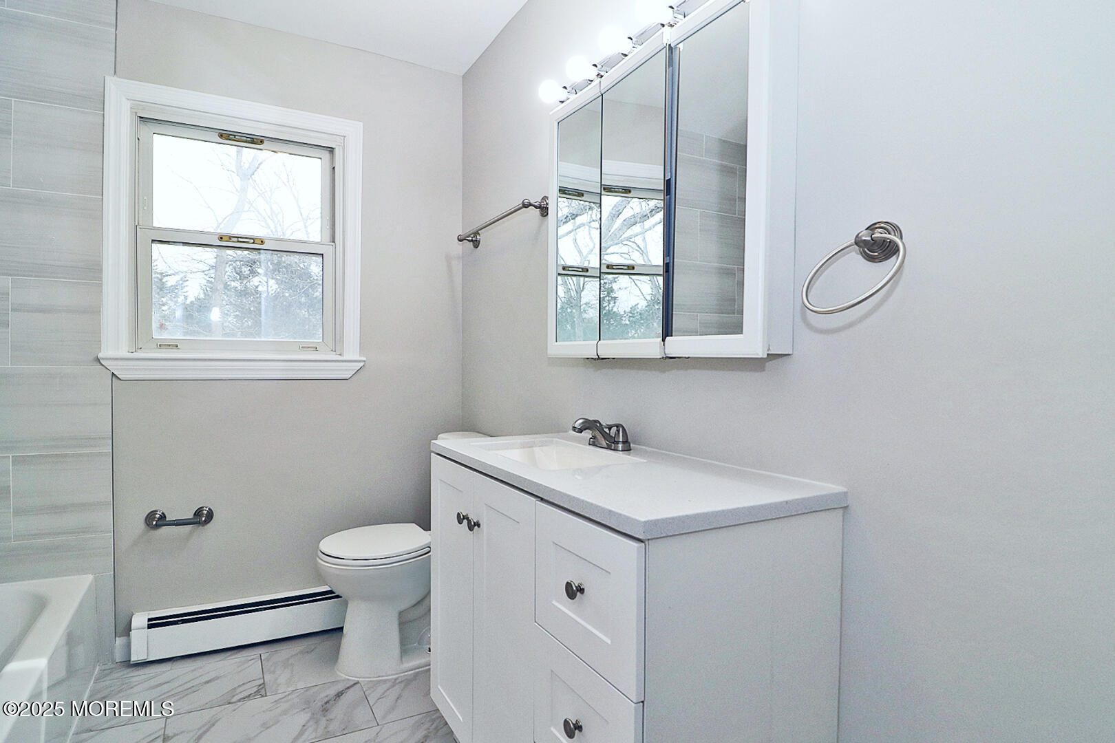 472 Steuben Avenue Forked River, NJ 08731 - Photo 43 of 50 a bathroom with a sink a toilet and a window