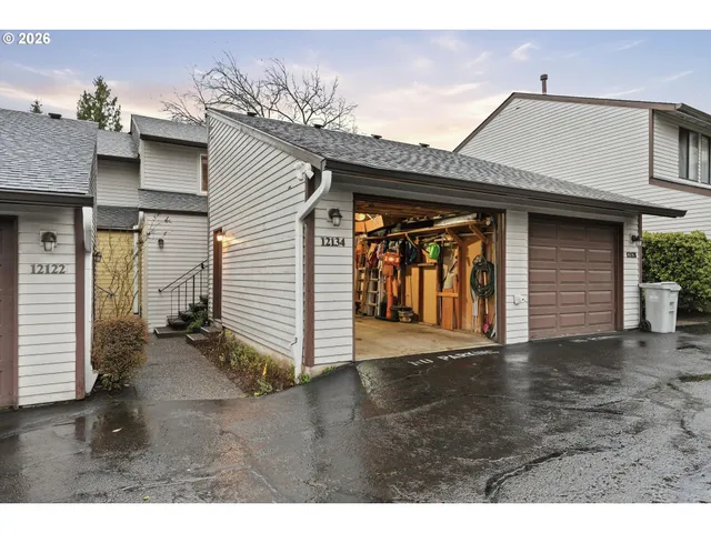 a view of a house with a outdoor space