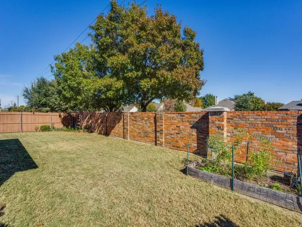 a backyard of a house