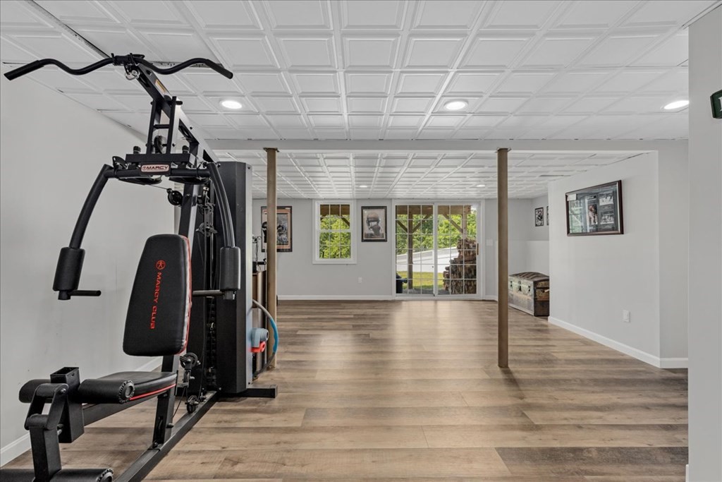 2 Harding Lane Sturbridge, MA 01518 - Photo 31 of 42 a view of a room with gym equipment
