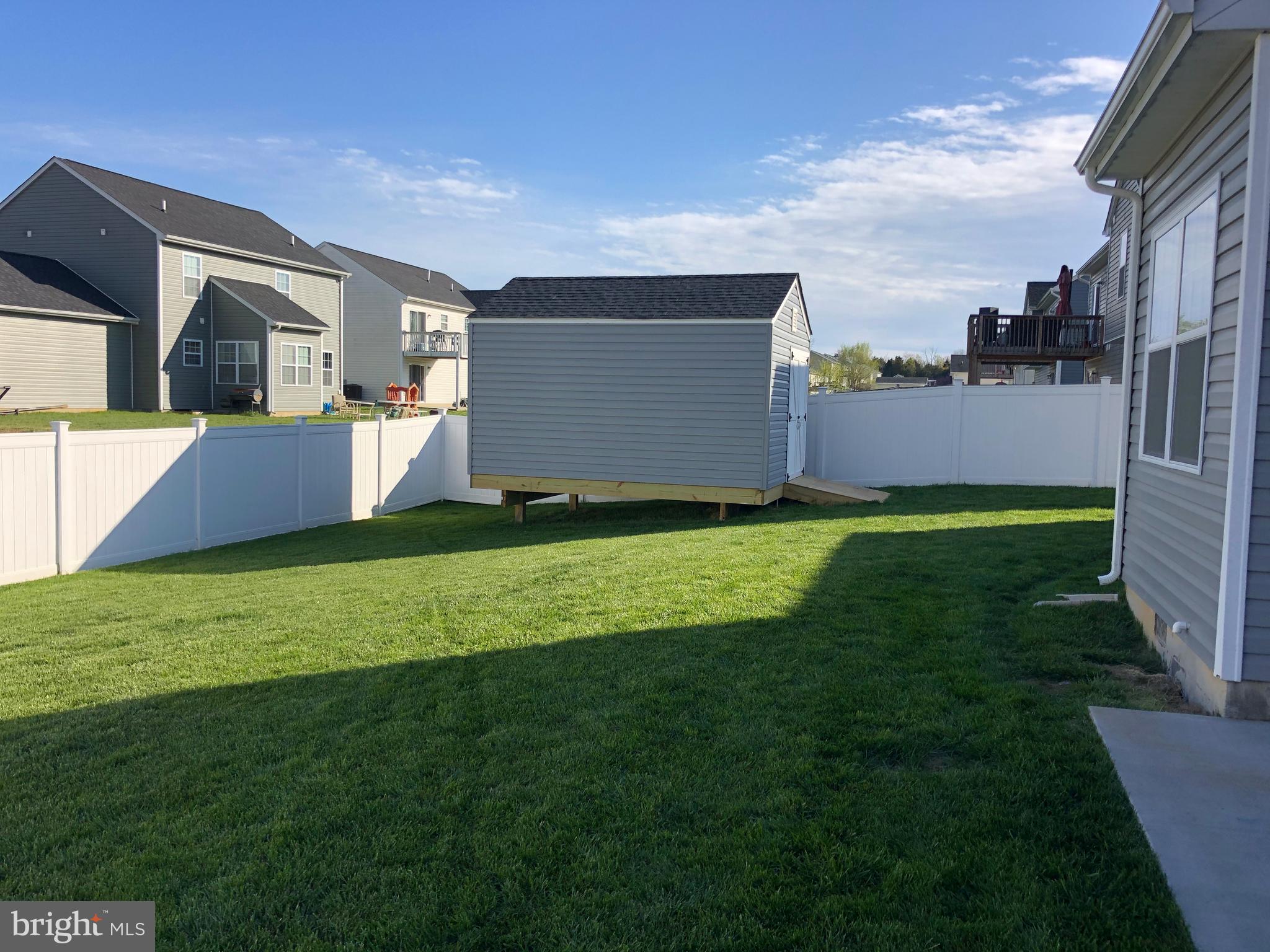 214 Gibson Road Inwood, WV 25428 - Photo 21 of 38 Large back yard fenced for your children & Pets