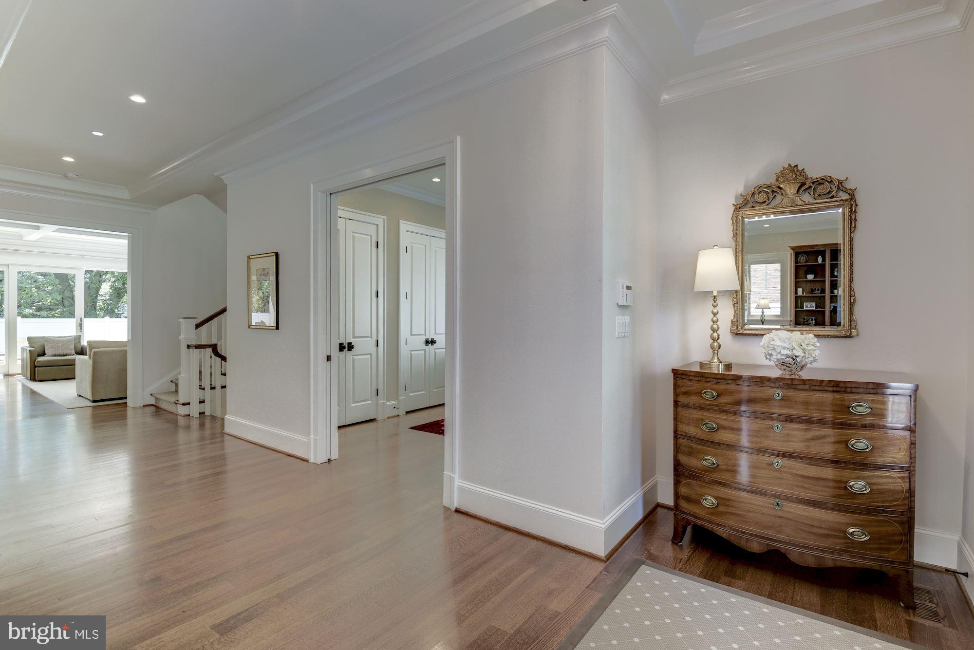7006 Exeter Road Bethesda, MD 20814 - Photo 17 of 75 FOYER & WIDE ENTRANCE HALLWAY