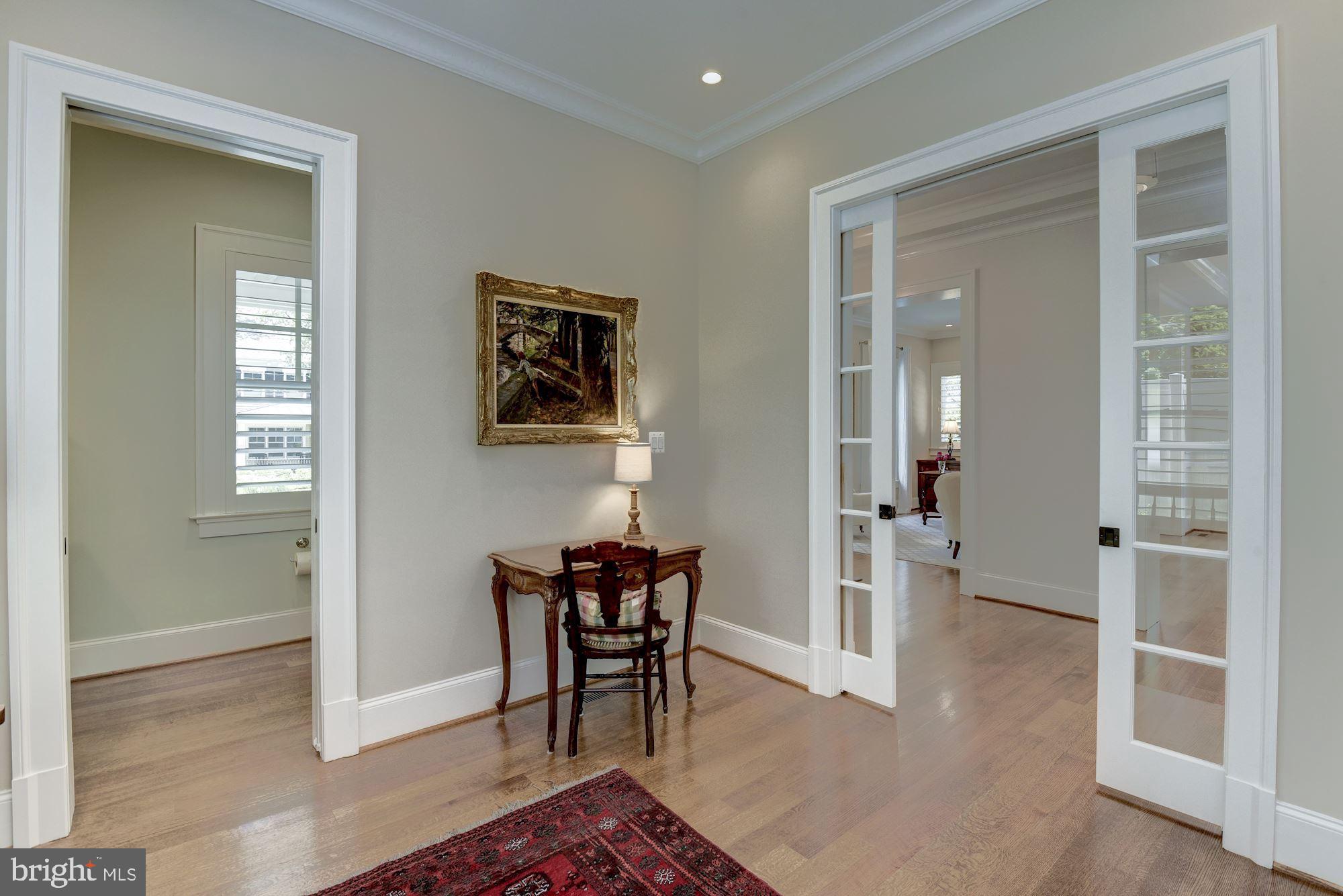 7006 Exeter Road Bethesda, MD 20814 - Photo 19 of 75 GLASS FRENCH POCKET DOORS