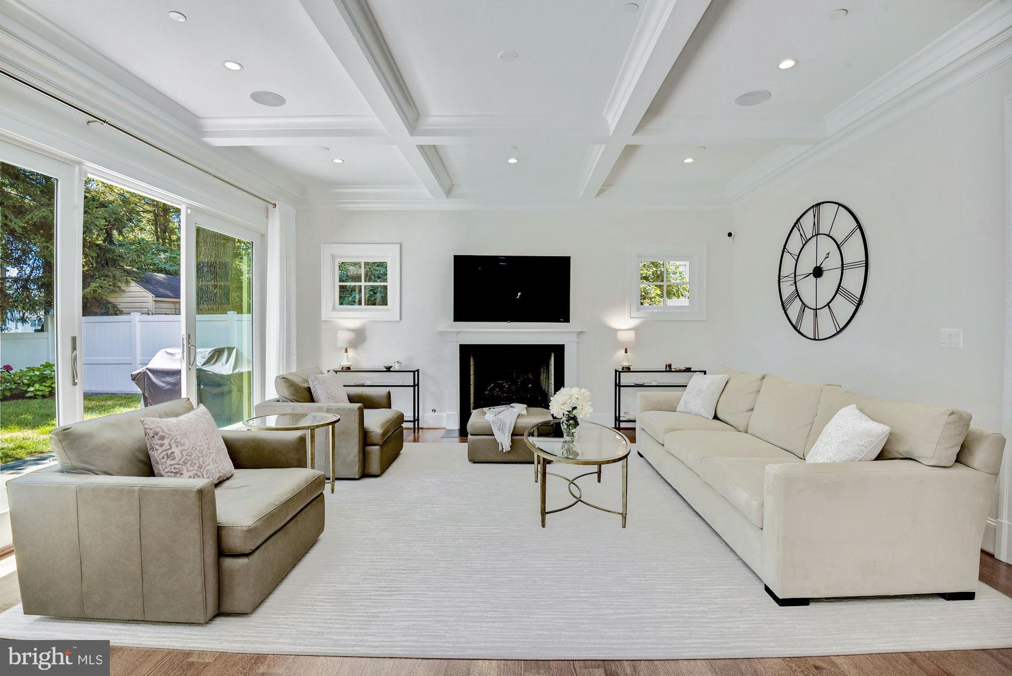 7006 Exeter Road Bethesda, MD 20814 - Photo 24 of 75 FAMILY ROOM WITH TRUE GAS LOG FIREPLACE