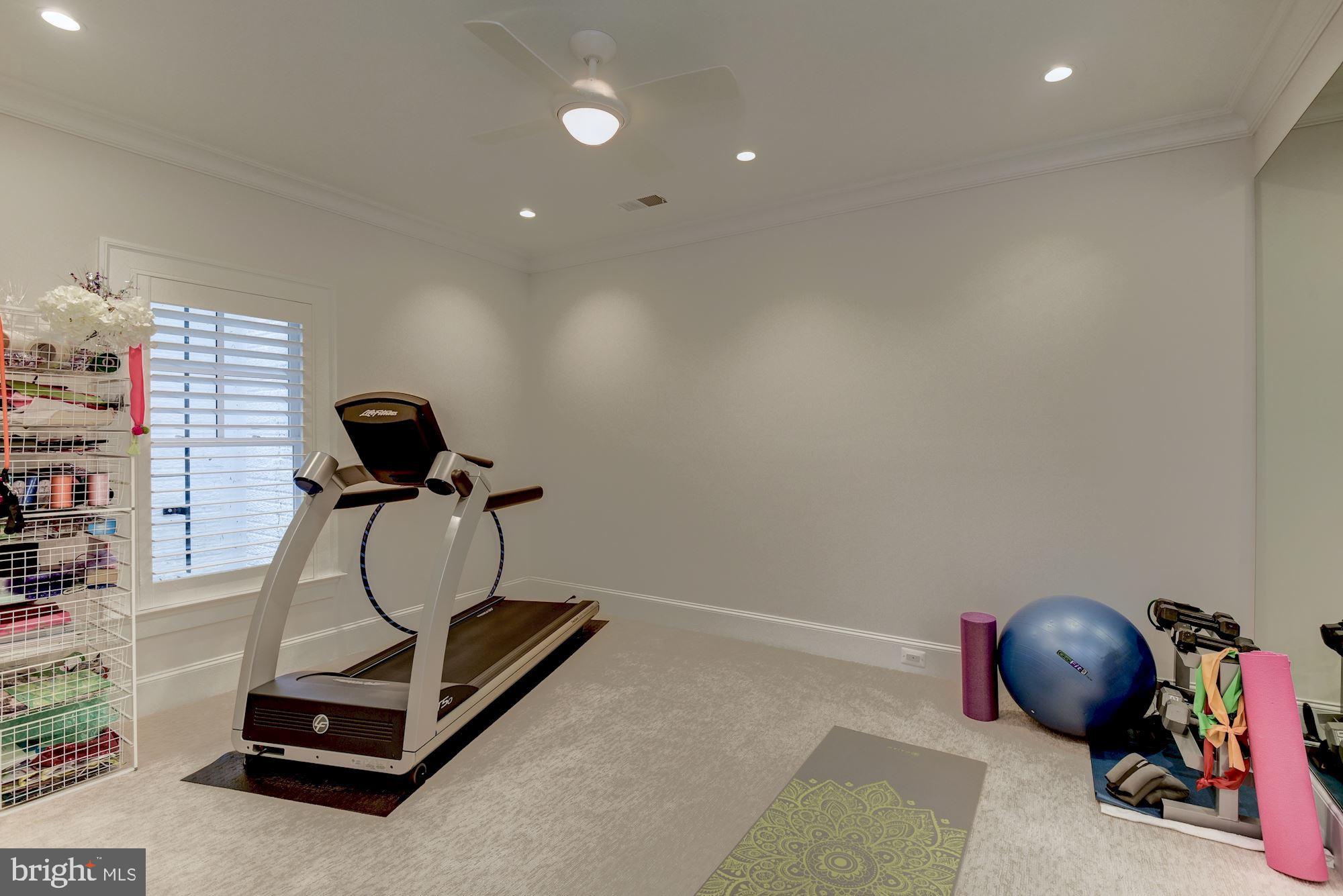 7006 Exeter Road Bethesda, MD 20814 - Photo 61 of 75 LOWER LEVEL BEDROOM OR EXERCISE ROOM