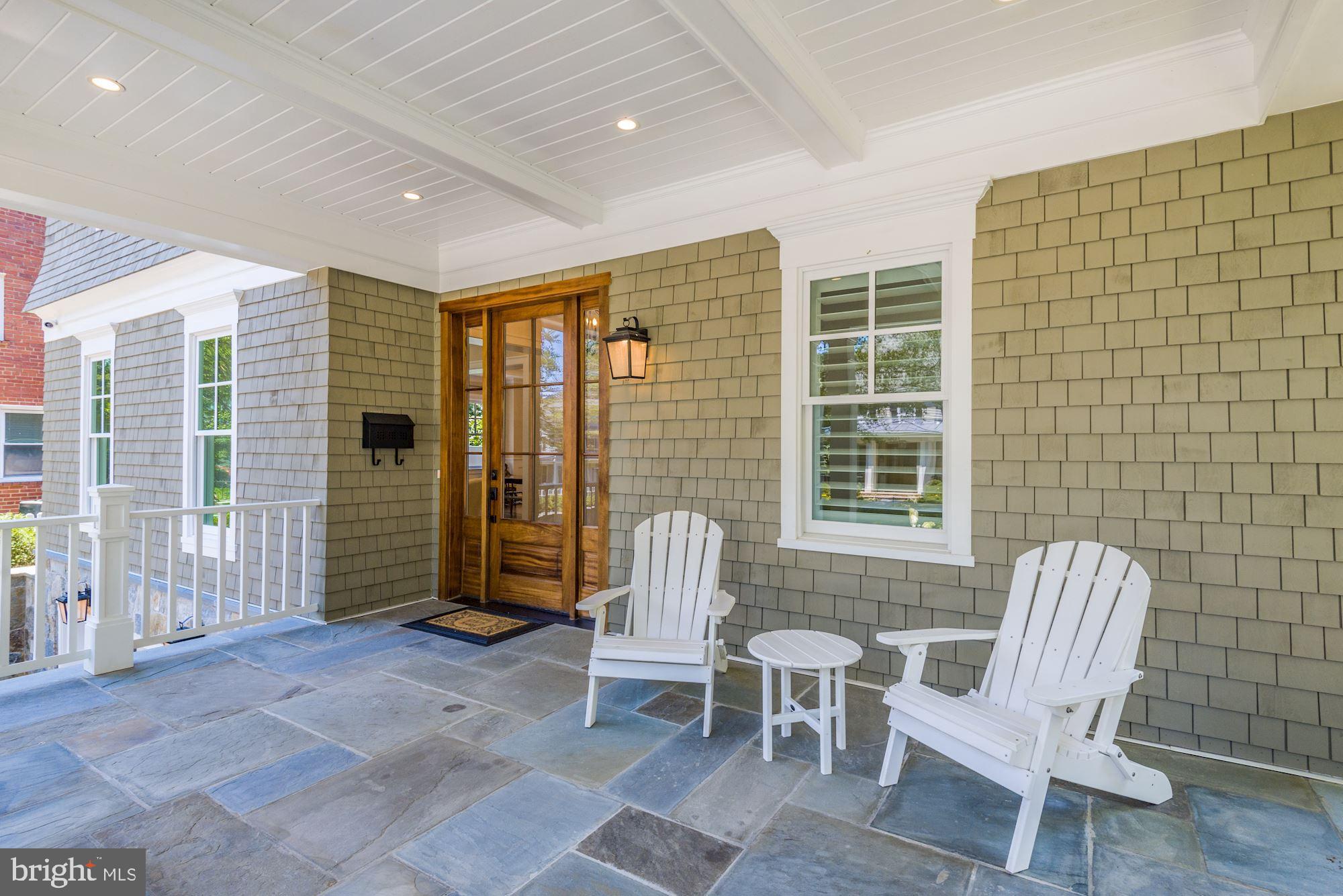 7006 Exeter Road Bethesda, MD 20814 - Photo 10 of 75 LARGE FRONT PORCH. SOCIAL DISTANCE W/ NEIGHBORS
