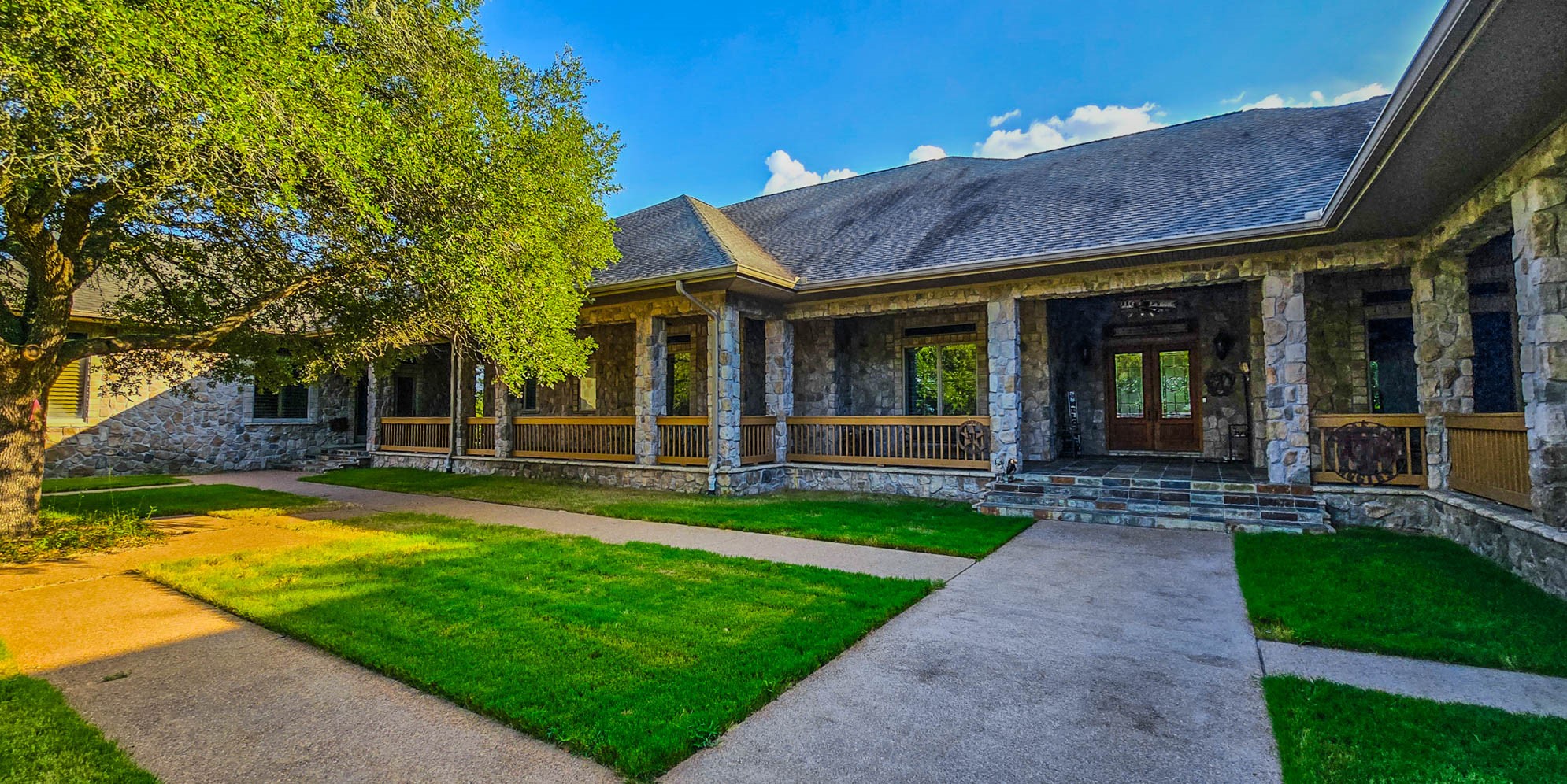 2042 22 Hills Road Gause, TX 77857 - Photo 11 of 50 a view of a house with a yard potted plants and a large tree