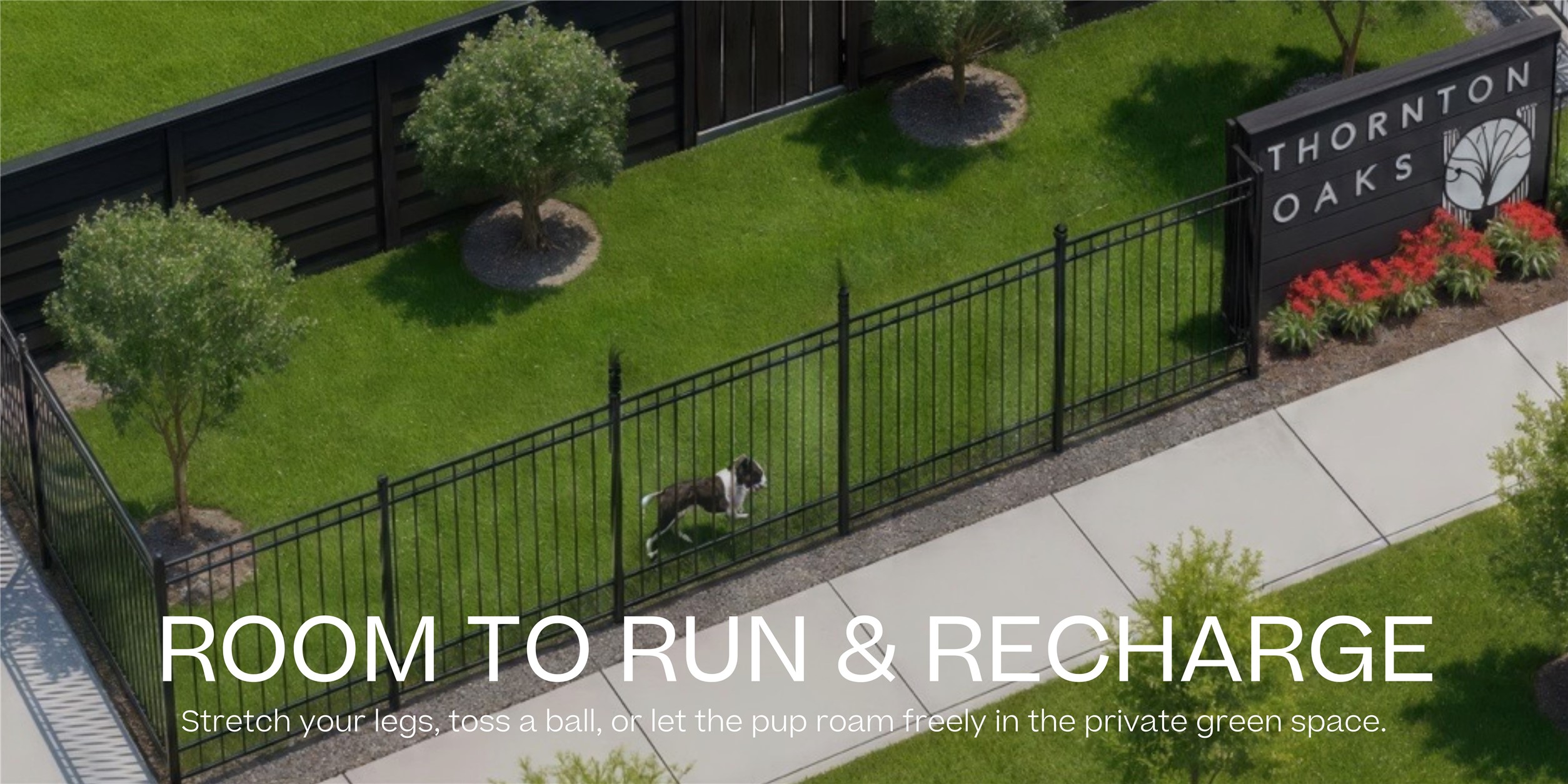 817 Thornton Road, Unit G Houston, TX 77018 - Photo 18 of 49 On site dog park for your furry friend to play and explore safely.