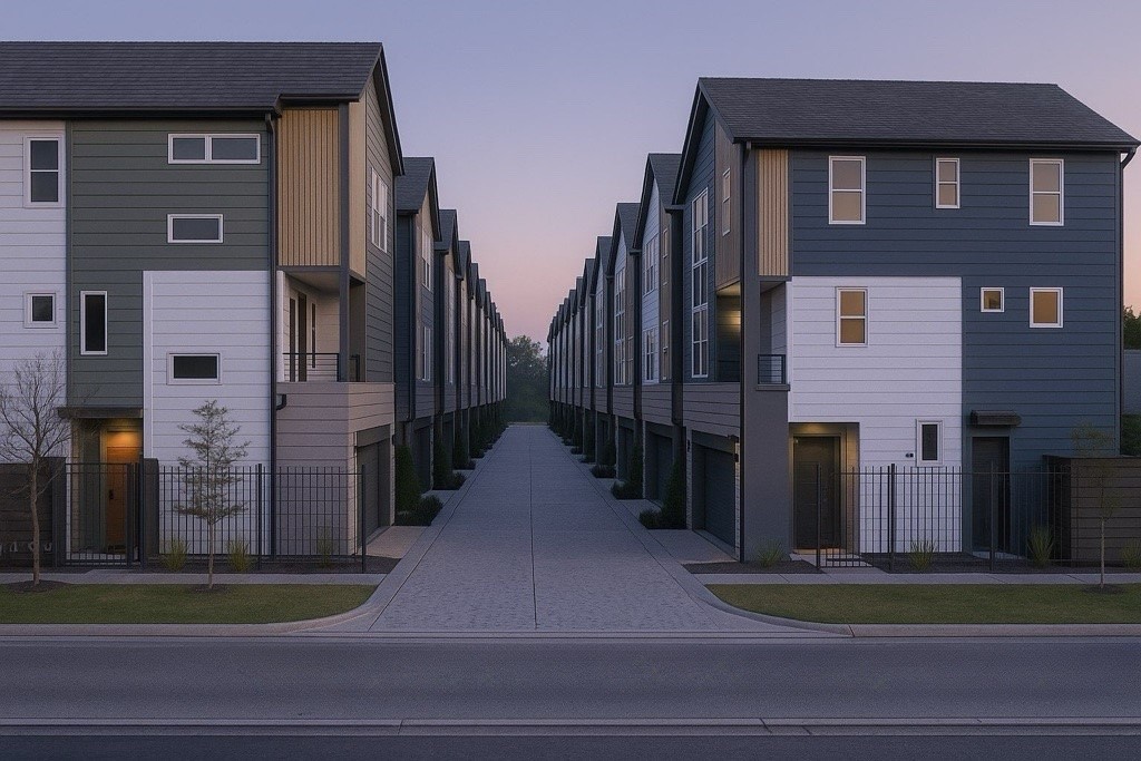 817 Thornton Road, Unit G Houston, TX 77018 - Photo 23 of 49 a view of a brick house with many windows
