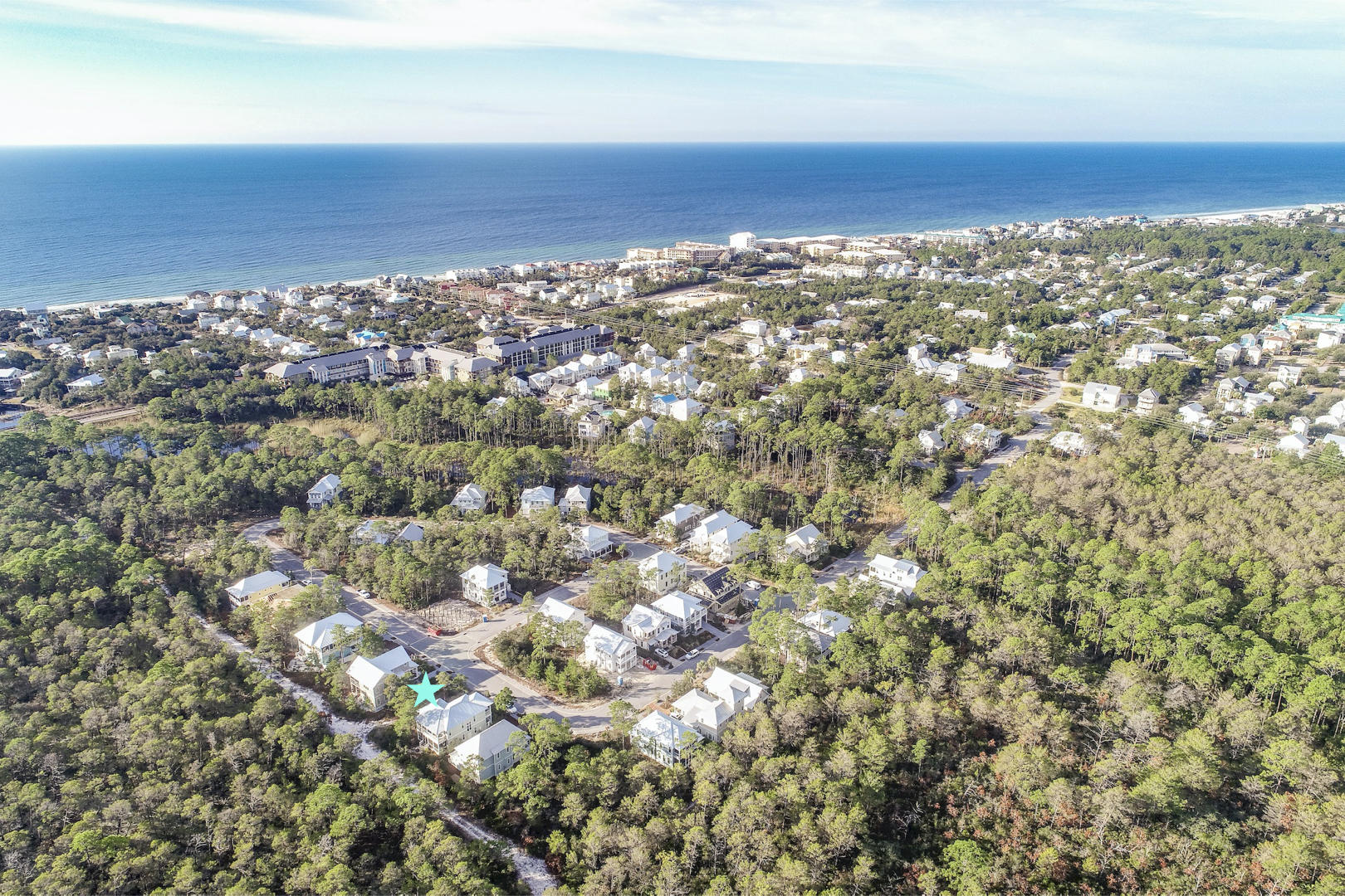 Lot 12 Matts Way Santa Rosa Beach, FL 32459 - Photo 3 of 5 an aerial view of residential building and trees