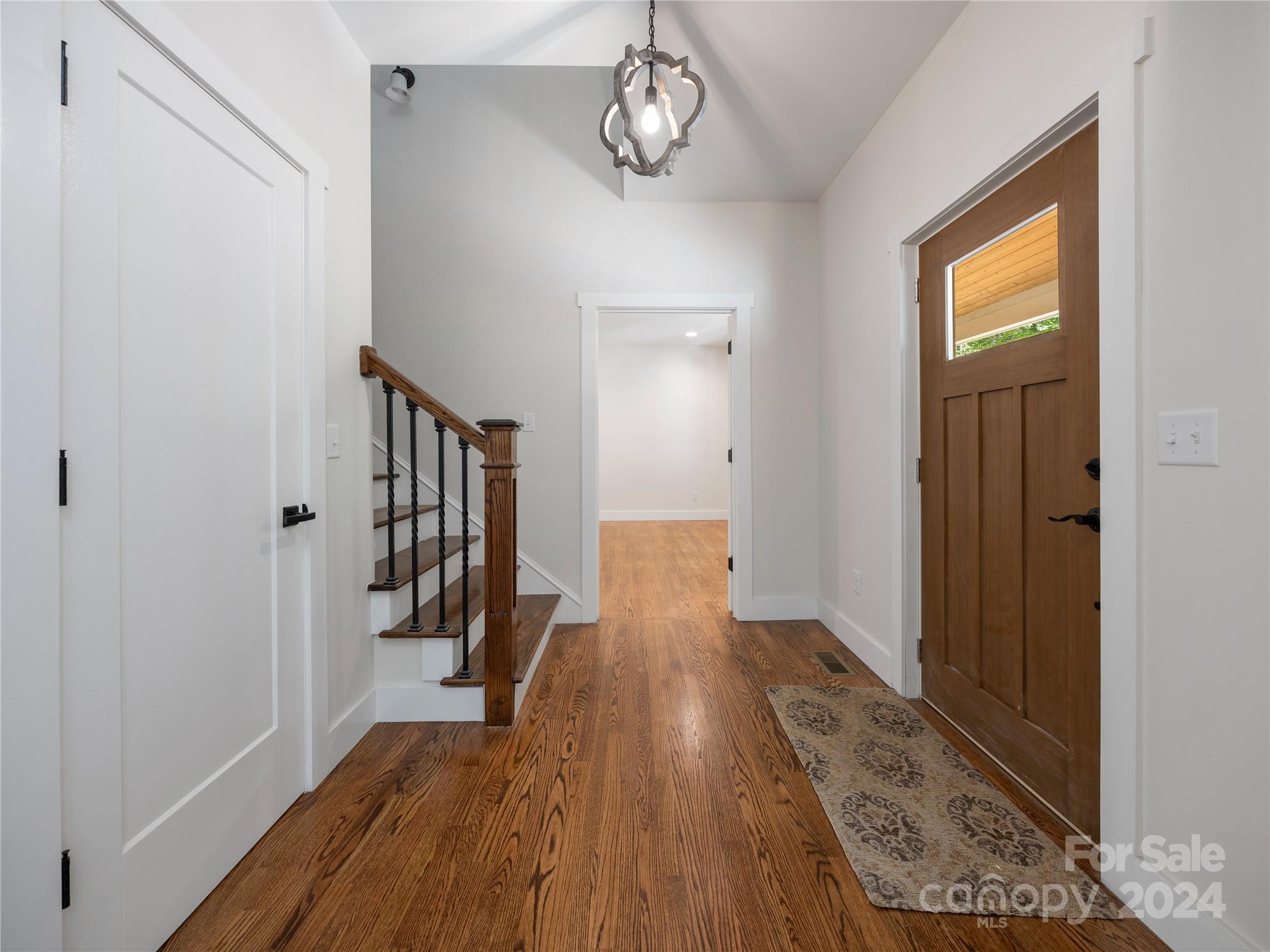 359 Tiptop Road Brevard, NC 28712 - Photo 4 of 48 a view of hallway with wooden floor