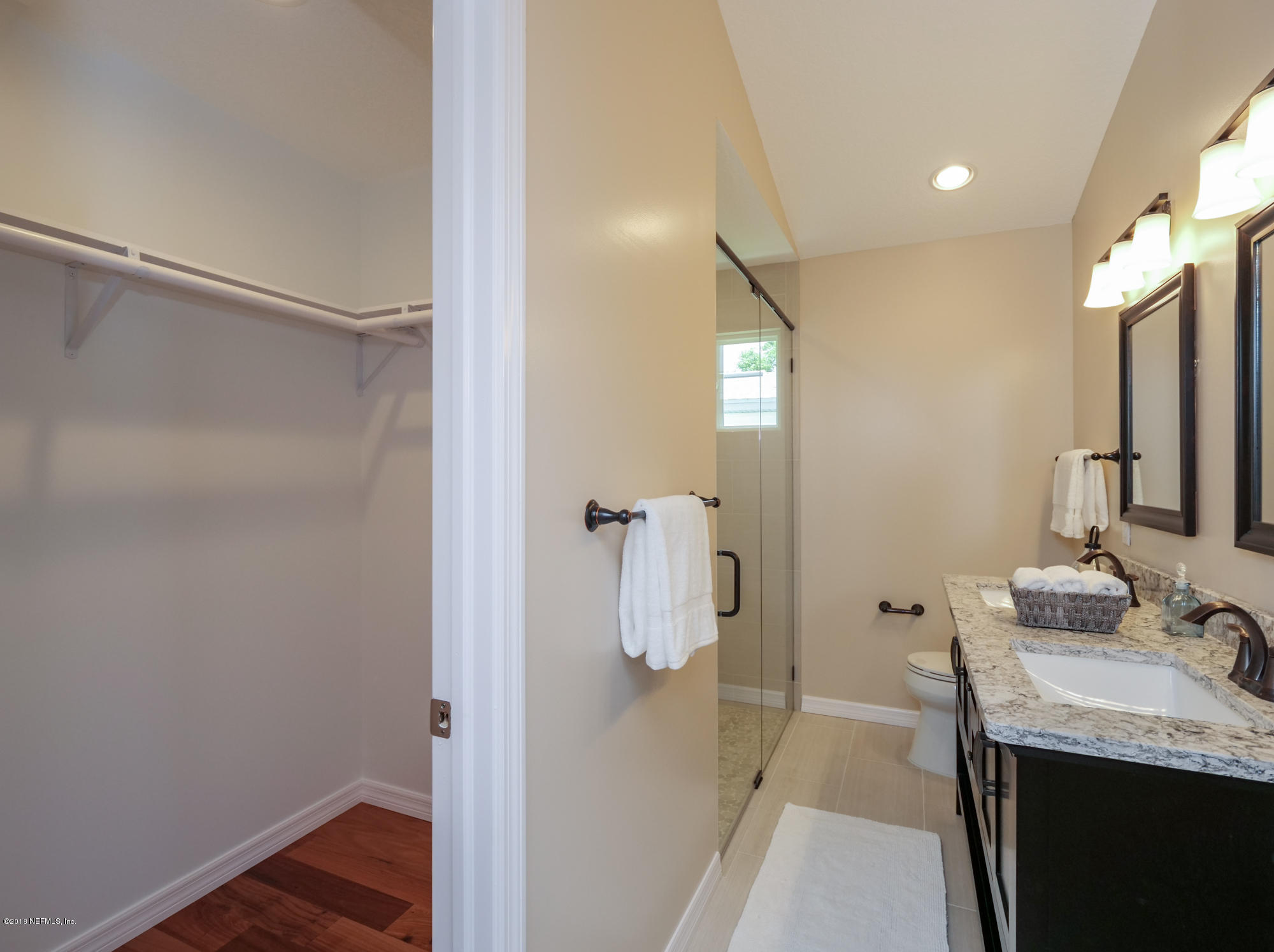 195 Seminole Road Atlantic Beach, FL 32233 - Photo 20 of 56 Master BA & closet 1of 2
