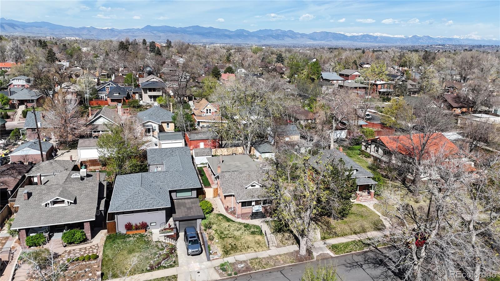 4169 Hooker Street Denver, CO 80211 - Photo 44 of 48 an aerial view of residential houses with outdoor space