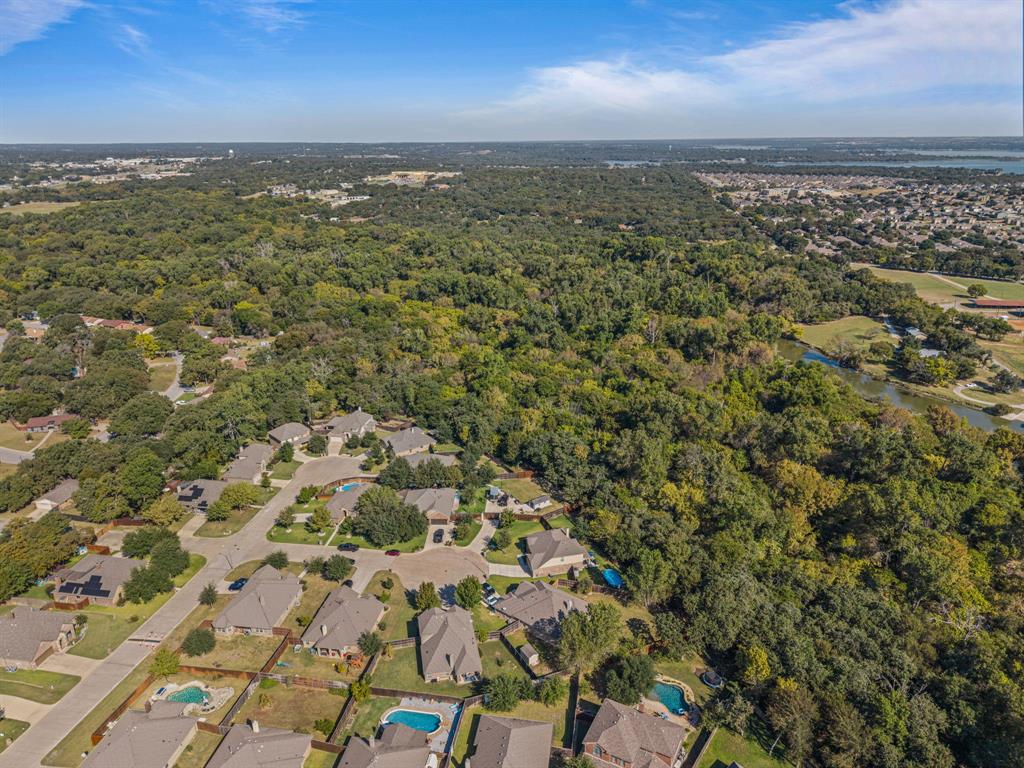 108 Bosque Court Azle, TX 76020 - Photo 25 of 33 an aerial view of residential houses with outdoor space