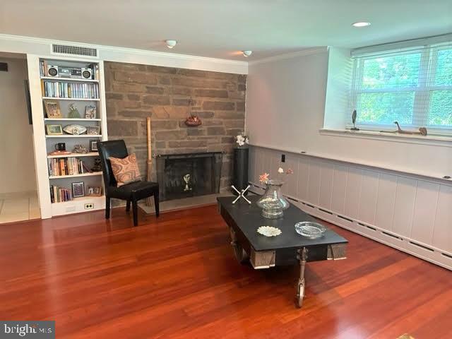 128 David Road Bala Cynwyd, PA 19004 - Photo 12 of 27 lower level family room/fp