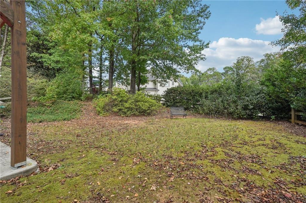 3820 Ridge Point Drive Suwanee, GA 30024 - Photo 41 of 41 a view of a yard with an trees