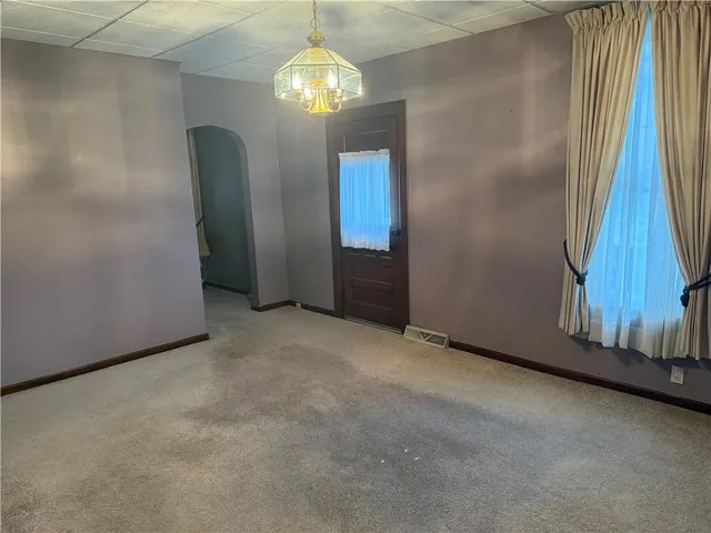 a view of livingroom with window