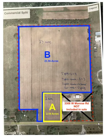 $75,000 | 3308 Monroe Road, Unit LOT A 2 18 ACRES, Hart, MI 49420