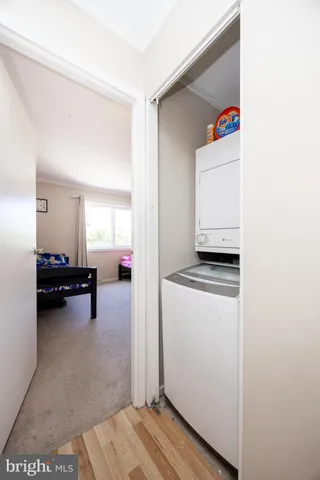 a view of kitchen and utility room