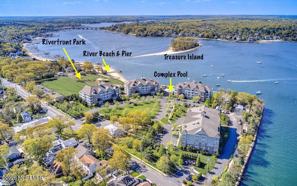 2201 River Road, Unit 1302 Point Pleasant, NJ 08742 - Photo 57 of 71 WATERS EDGE COMPLEX AERIAL W NOTES