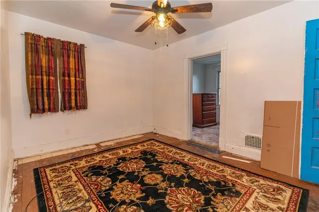 wooden floor in an empty room