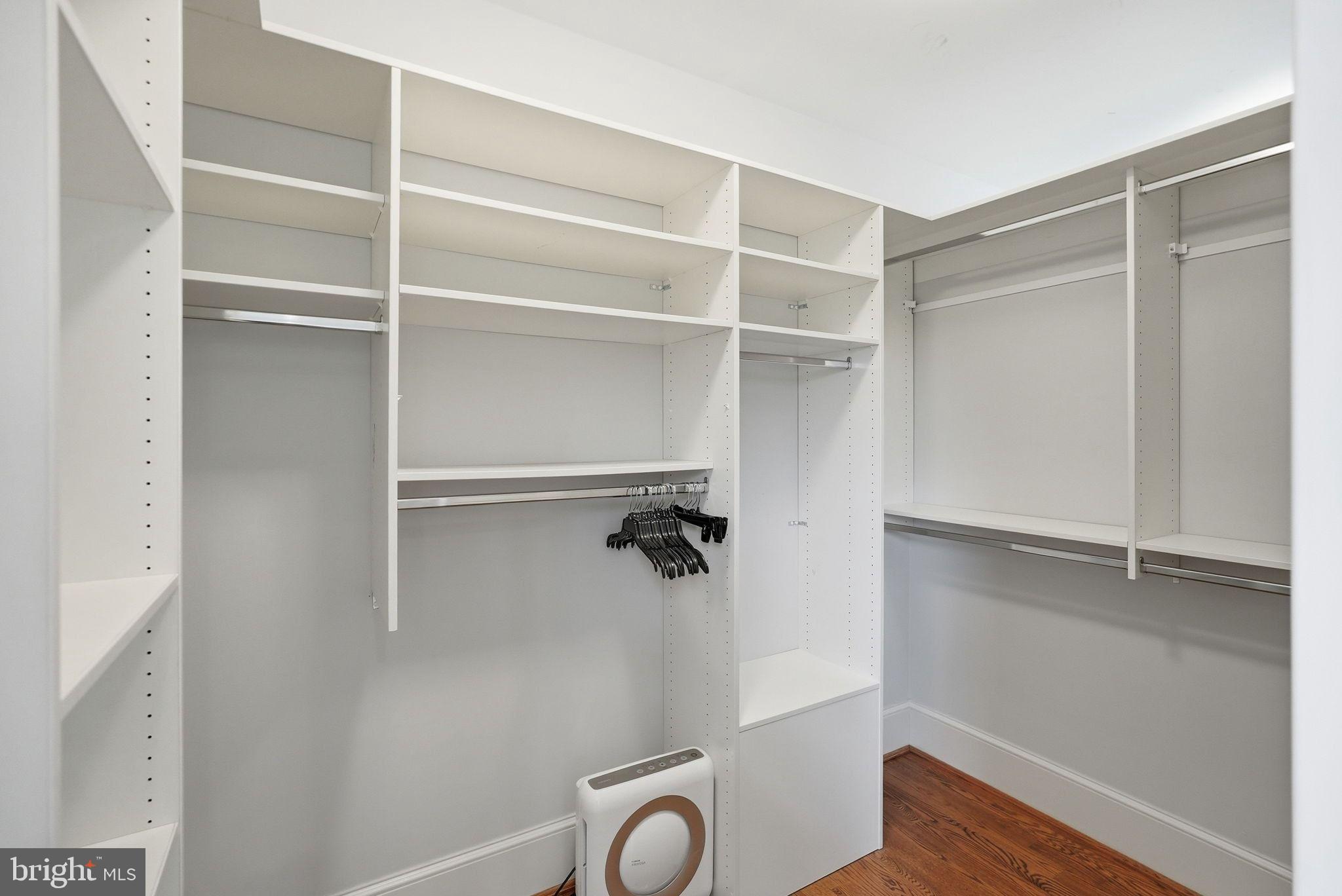 2318 Nebraska Avenue Northwest Washington, DC 20016 - Photo 15 of 28 a view of walk in closet with empty racks