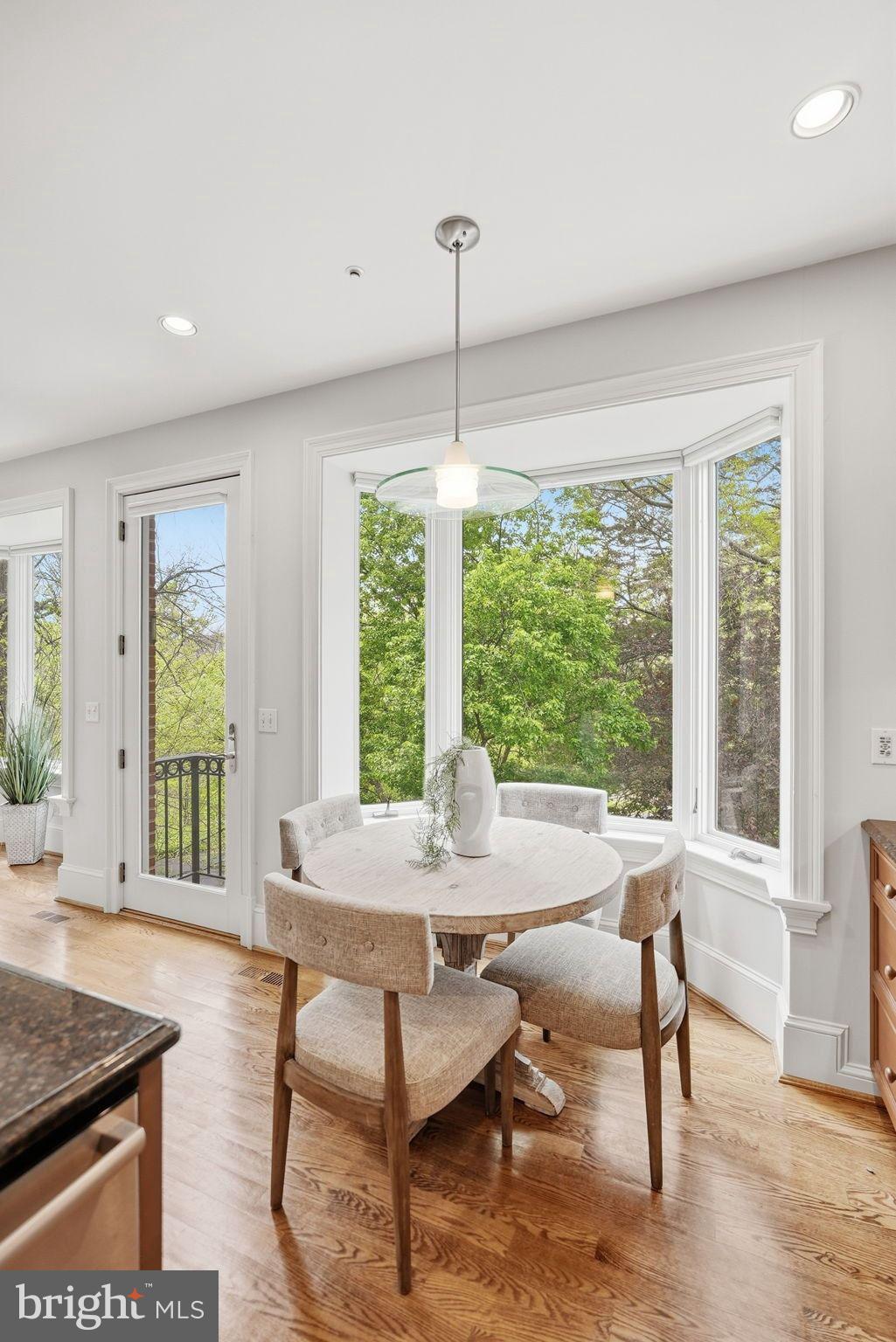 2318 Nebraska Avenue Northwest Washington, DC 20016 - Photo 7 of 28 a view of a dining room with furniture window and outside view