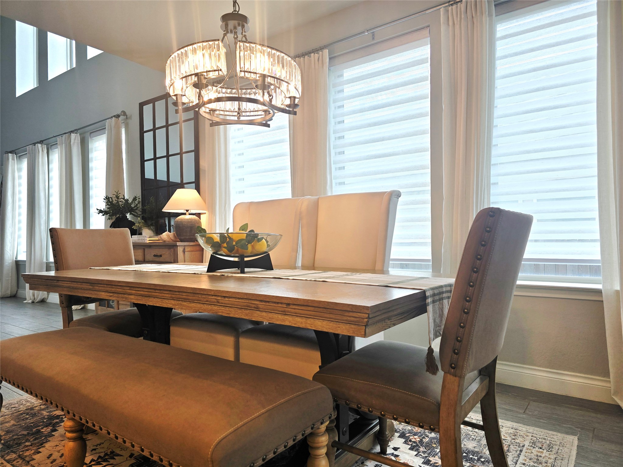 242 Freeman Loop Liberty Hill, TX 78642 - Photo 5 of 27 a view of a dining room with furniture and window