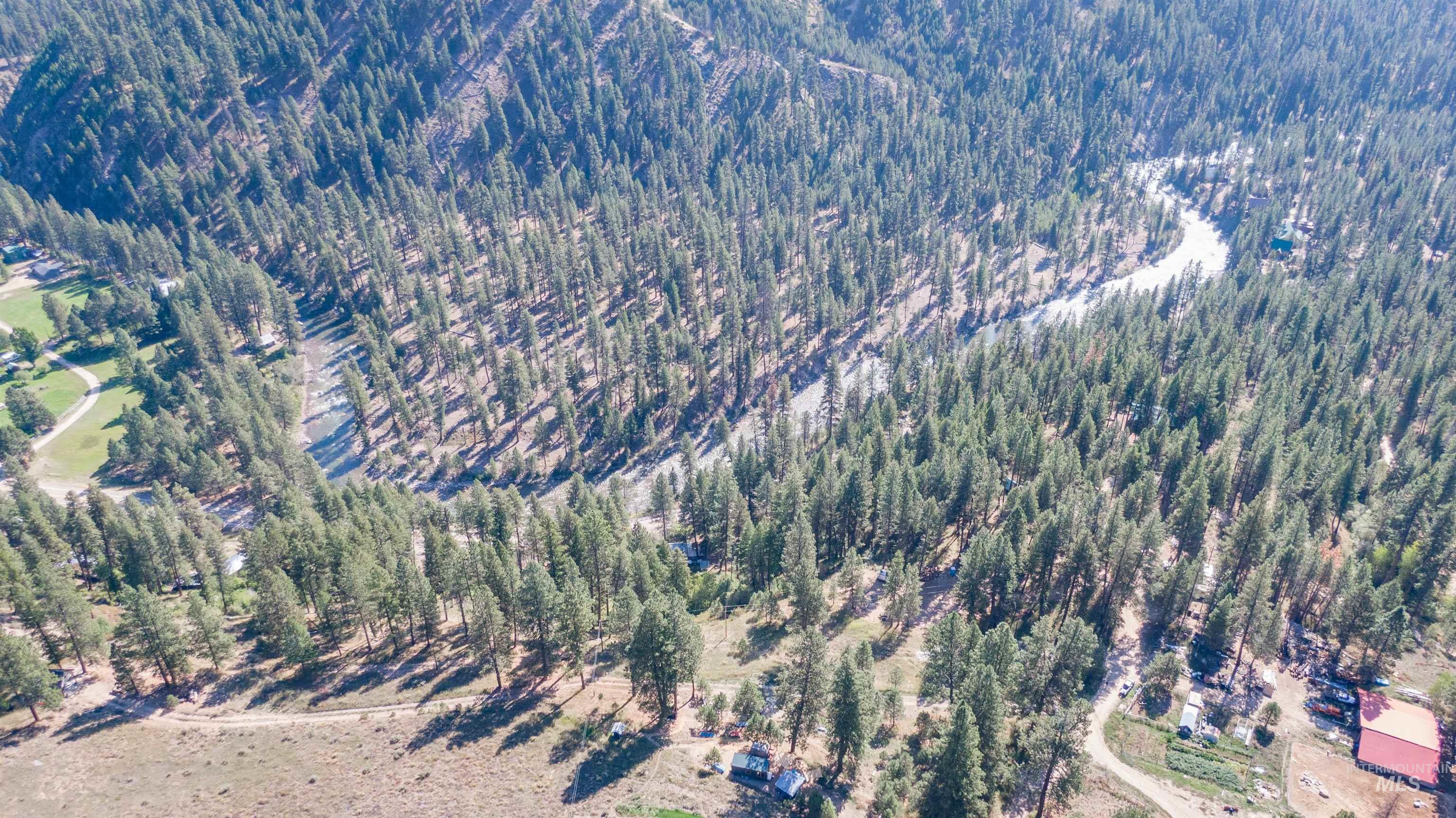 12 Plateau Road Lowman, ID 83637 - Photo 22 of 32 Aerial view of property and surrounding area
