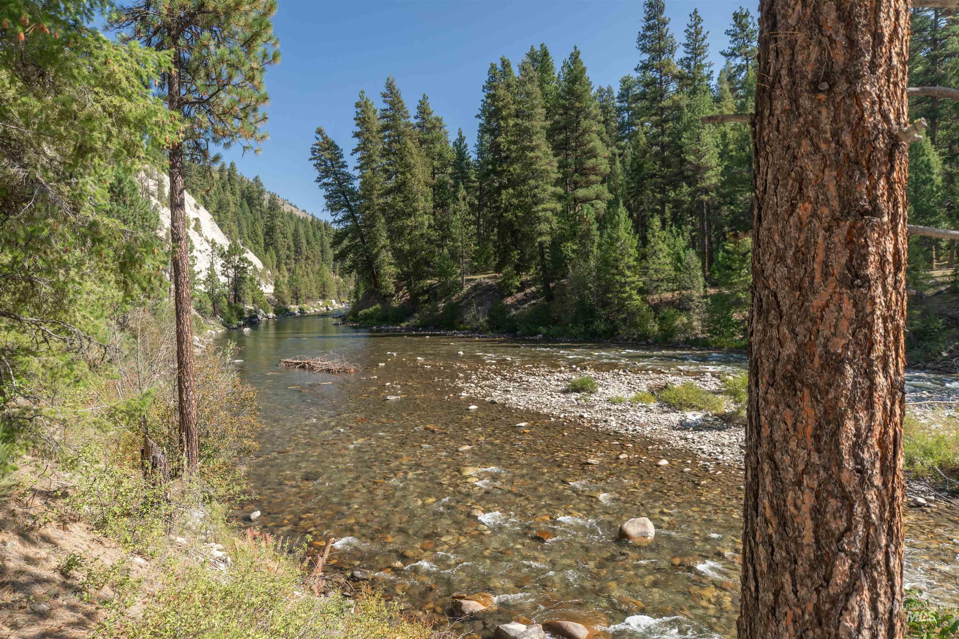 12 Plateau Road Lowman, ID 83637 - Photo 25 of 32 Water view with a heavily wooded area