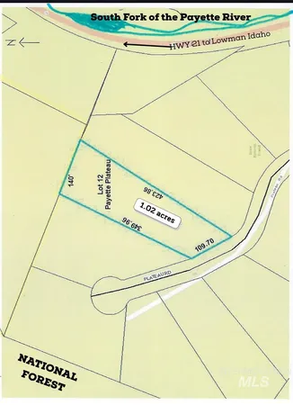 $225,000 | 12 Plateau Road, Lowman, ID 83637