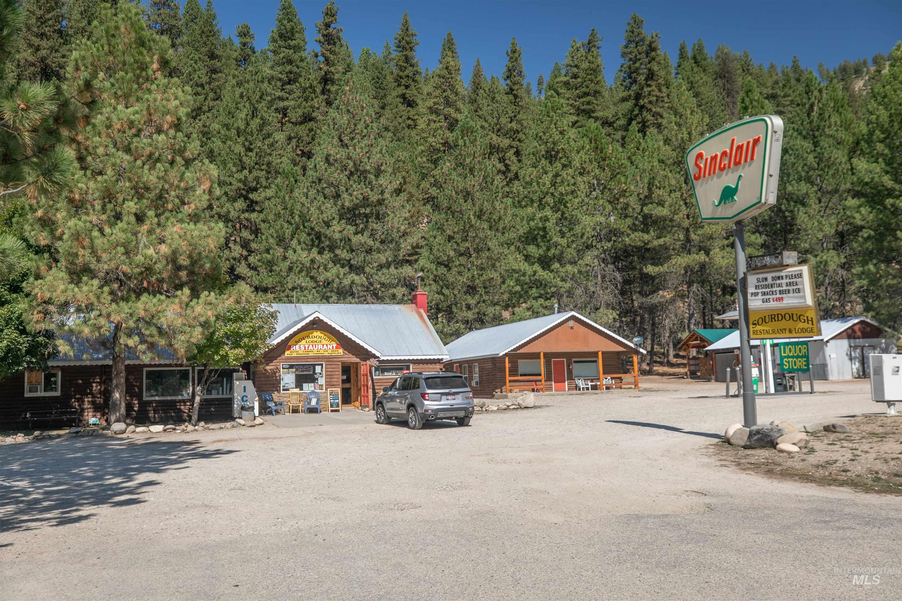 12 Plateau Road Lowman, ID 83637 - Photo 32 of 32 About Sourdough Lodge -Located in Lowman, Sourdough Lodge is in the mountains, a 1-minute drive from Payette River and 11 minutes from Kirkhams Hot Springs. This motel is within the region of Stanley Lake and Redfish Outlet Lake.