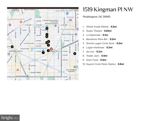 $2,400,000 | 1519 Kingman Place Northwest, Washington, DC 20005