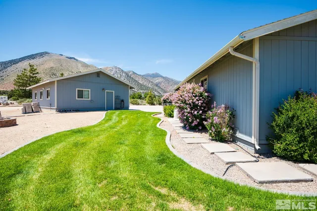 an aerial view of a houses