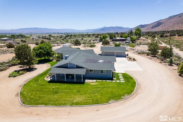 a view of a terrace with a garden
