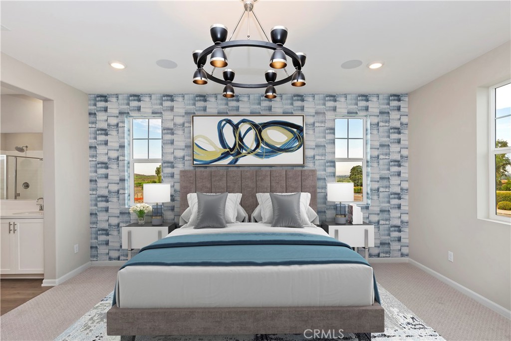 7179 Rindle Lane Riverside, CA 92503 - Photo 3 of 21 a bedroom with a bed and painting on the wall