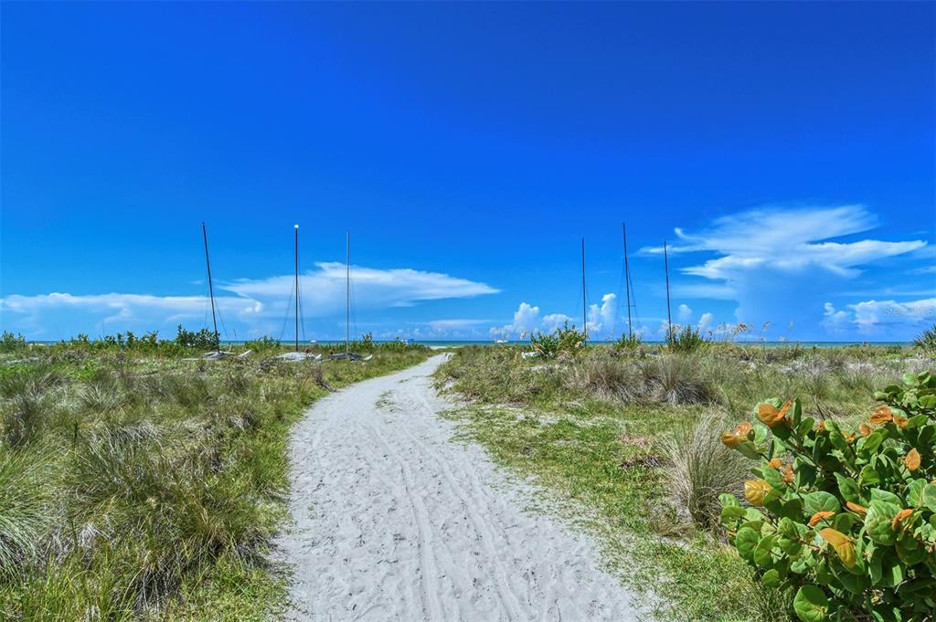 450 Beach Road, Unit 5 Sarasota, FL 34242 - Photo 35 of 59 Walk way to the beach.