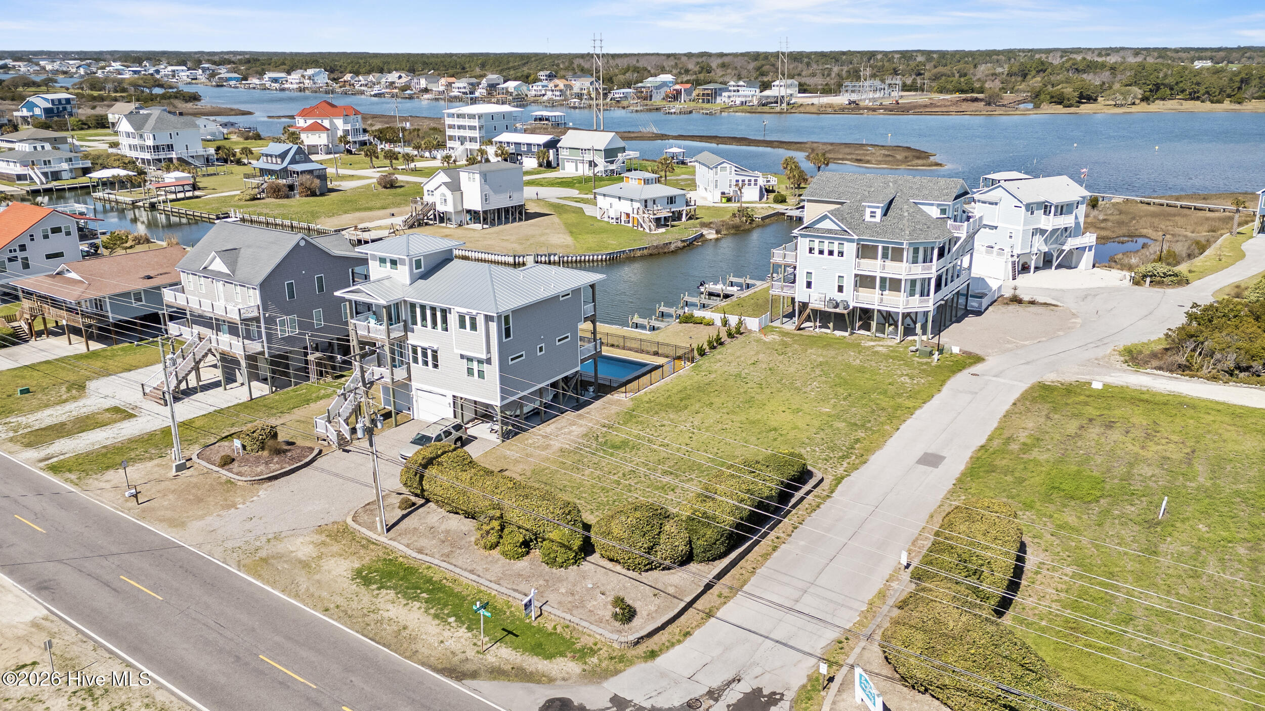 1687 New River Inlet Road North Topsail Beach, NC 28460 - Photo 2 of 11 Lot View towards Intracoastal Waterway