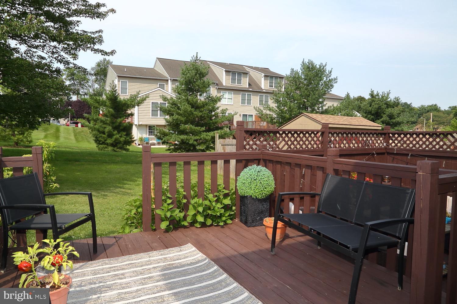 732 South Cedar Street Lititz, PA 17543 - Photo 19 of 23 Rear deck offers to tiers...this is the upper