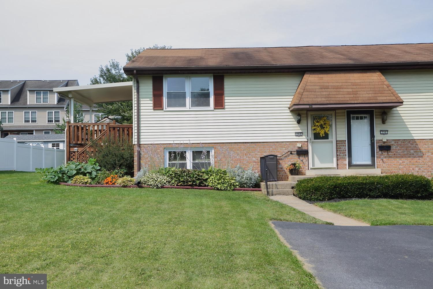 732 South Cedar Street Lititz, PA 17543 - Photo 23 of 23 Street view of front, drive & spacious side yard