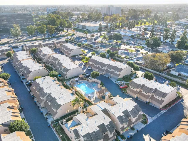 a view of a city from a terrace