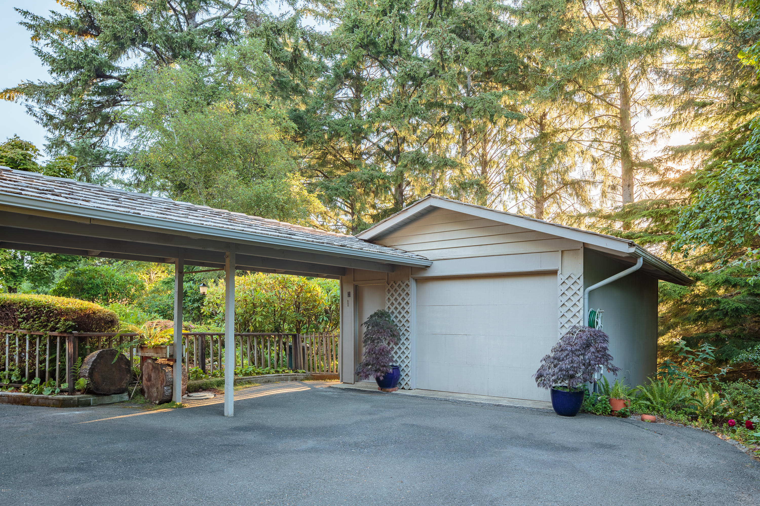 117 Ridge Crest Road Gleneden Beach, OR 97388 - Photo 30 of 34 Double Carport and Garage
