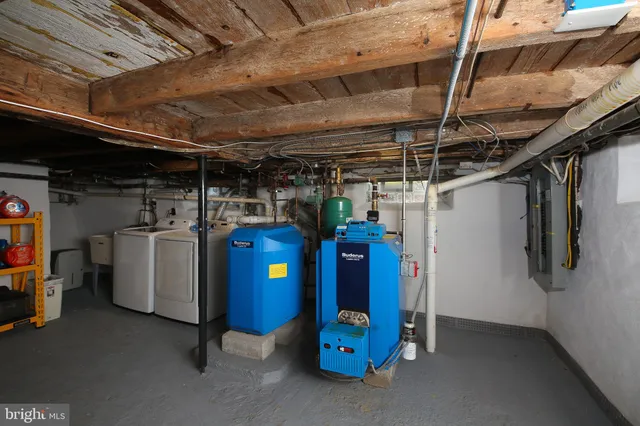 a view of storage and utility room