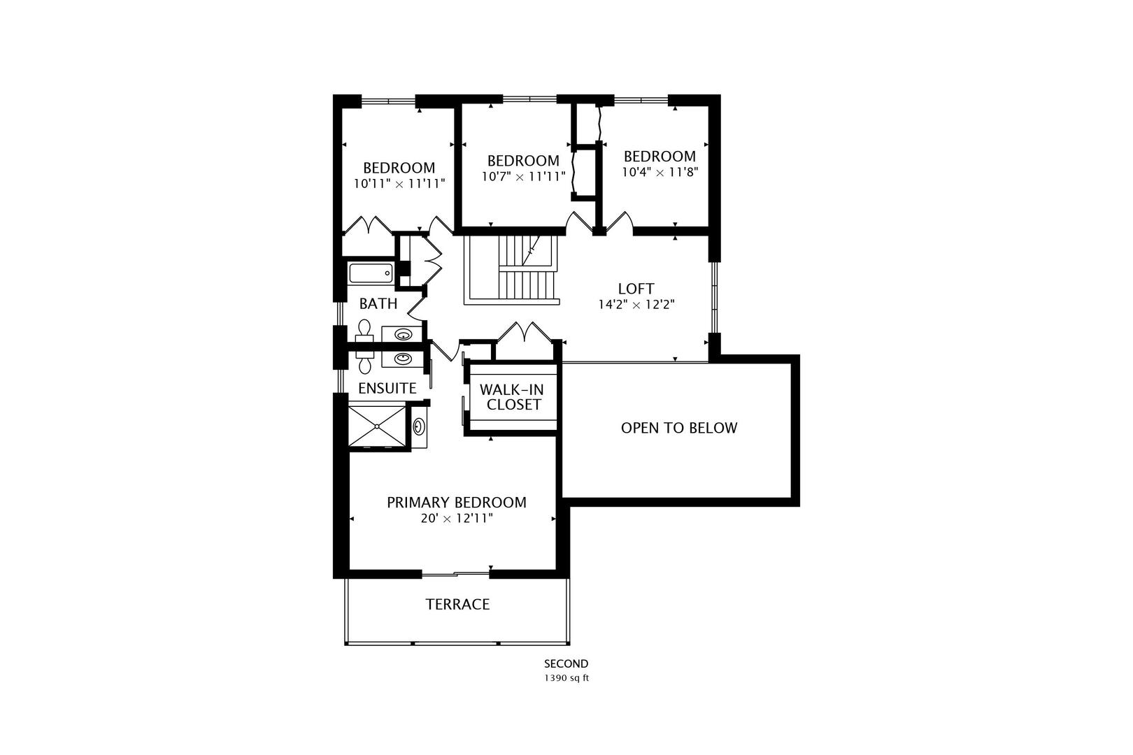 3814 May Lane Spring Grove, IL 60081 - Photo 17 of 18 a picture of a floor plan